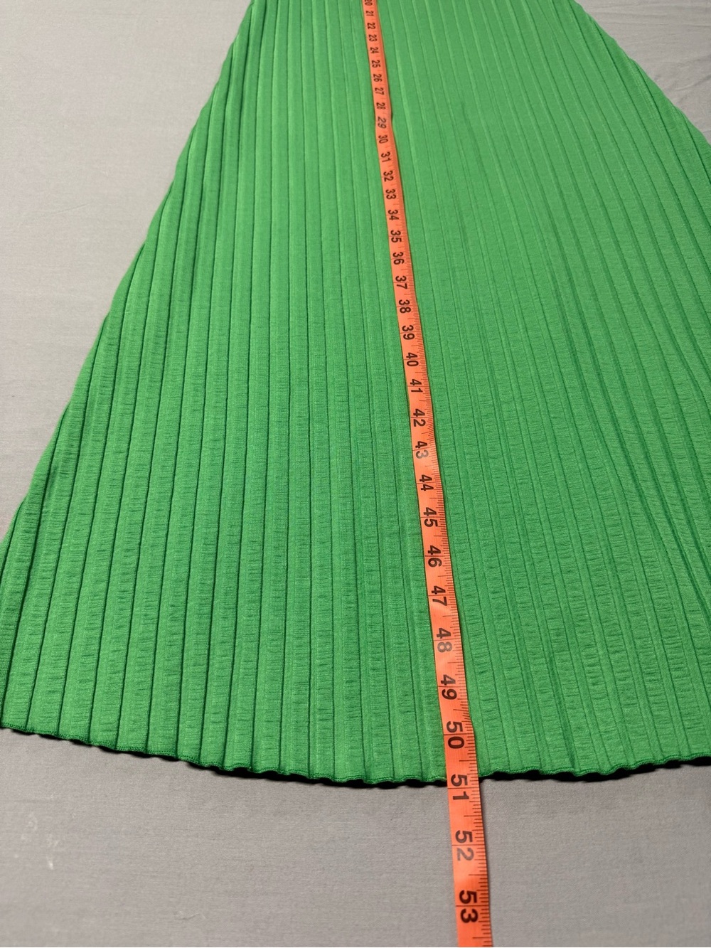 Simon Miller Green Ribbed Deep V-Neck Maxi Dress - Picture 5 of 10